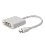 ProLabs_MDISPLAYPORT2DVIW-C_Amphenol Mini-DisplayPort 1.1 Male to DVI-I (29 pin) Female White Adapter For Resolution Up to 1920x1200 (WUXGA)