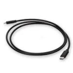 ProLabs_USBC2LGTTPE1M-C_USB Cables / IEEE 1394 Cables 1m USB 3.1 (C) USB-C 3.1 to Lightning Cable Male to Male Black TPE Cable