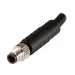 Same Sky_CDM513-04A-01MST-2M-67_Sensor Cables / Actuator Cables Straight,UnShielded,A-Coding 4PIN , PVC 2.0M,Screw M5X0.5 Copper alloy