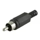 Same Sky_RCP-023_RCA Phono Connectors RCA plug, 1P, straight, cable mount, WH