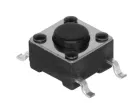 Same Sky_TS04-66-70-BK-260-SMT_Tactile Switches 6 x 6 mm, 7 mm Act Height, 260 gf, Black, Surface Mount, SPST,