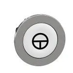 Schneider Electric_ZB4FA145_Control Switches FLUSH WH CAPS PB HEAD BK MARKED T