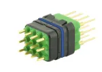 Souriau_8MQ2M1220RBES046_Rectangular MIL Spec Connectors MQuick module, sealed, with male straight PCB contacts, delivered with cap