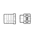 Souriau_CL124030_Connector Accessories Straight Cable Clamp Thermoplastic