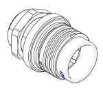 Souriau_RERM10PLN0314Y_Standard Circular Connector Jam nut RCPT SZ 10 3 CONT SZ 14 Male
