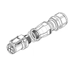 Souriau_UTL6JC103G1S_Circular Push Pull Connectors Female Plug, bshell 4P