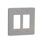Square D_SQWS141002GY_Switch Hardware 2 GANG MID+ WALL PLATE GY
