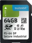 Swissbit_SFSD064GL1PT1MT-I-7G-02P-SW4_Memory Cards Secure SD Card, PS-66 DP (high endurance), 64 GB, 3D PSLC Flash, -40C to +85C
