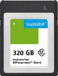 Swissbit_SG2600CE320GI-1TB2-1DB-STD_Memory Cards Industrial CFexpress Card, G-26, 320 GB, 3D PSLC Flash, -40C to +85C