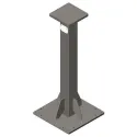Swivellink_RB-PED-48-CUSTOM_Cobot Accessories 48" TALL CUSTOM PEDESTAL