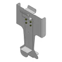 Swivellink_RB-TPH_Cobot Accessories TEACH PENDANT HOLDER.  Fits FANUC Arc Mate 120iC/10L, CR 4iA/7iA, LR Mate 200iD/7L, and  M-20iA teach pendants. (Teach Pendants not included) Color: Tarpaulin Gray Powder Coat
