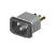 TE Connectivity Corcom Filters_15SRBS8-W_AC Power Entry Modules 15A Wire-Leaded