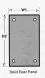 Vector Electronics & Technology, Inc._BP13-4_PANEL REAR 1.65X5.22 FOR EFP164A