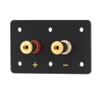 VISATON_5195_Speakers & Transducers High-End-Termin.rigid mounting plate 5-Layer Supra Gold Plated WBT binding posts