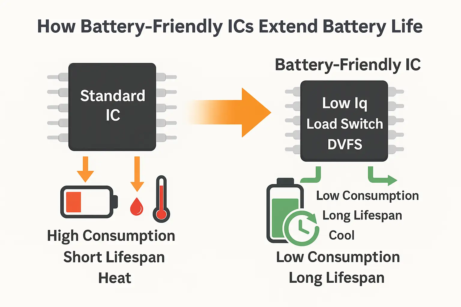 How Battery-Friendly ICs Extend Battery Life