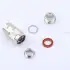 Amphenol RF_082-202-1006_Conn Type N 0Hz to 11GHz 50Ohm Clamp ST Cable Mount PL Gold