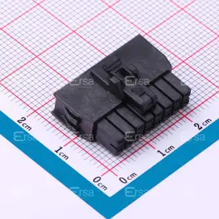 Molex_1053081216_Conn Housing RCP 16 POS 2.5mm Crimp ST Cable Mount Black Nano-Fit™ Bag