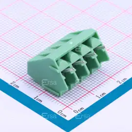 Phoenix Contact_1733596_4 Pos, 1 Row, 17.5A, 400V, Screw Terminal Block