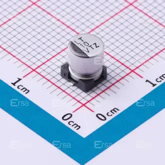 Rubycon_35TZV10M5X6.1_Cap Aluminum Lytic 10uF 35V 20% (5 X 6.1mm) SMD 170mA 2000h 105°C Automotive T/R