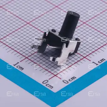 Sungmun Electronics_STP-1236B_Round Button 50mA Right Angle SPST 1.6N 12V Plugin ROHS