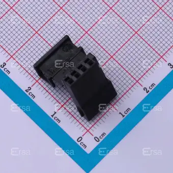TE Connectivity_1241634-1_4 Pos Crimp Wire Housing, 2.54mm Pitch, Black, Signal