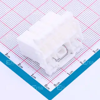 TE Connectivity_174465-1_10 Pos Crimp Wire Housing, PBT, White, Signal, ST