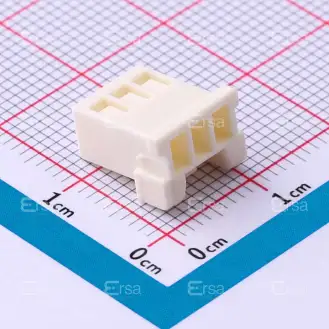 TE Connectivity_1747066-3_3 Pos 2.5mm Crimp Wire Housing, Female Socket, Natural