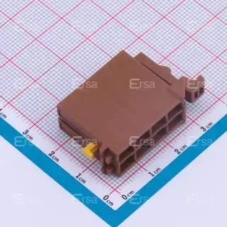 TE Connectivity_963121-1_8 Pos Crimp Wire Housing, Female, Brown, 5mm Pitch