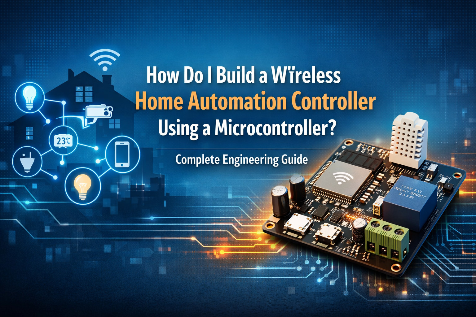 How to Build a Wireless Home Automation Controller Using a Microcontroller