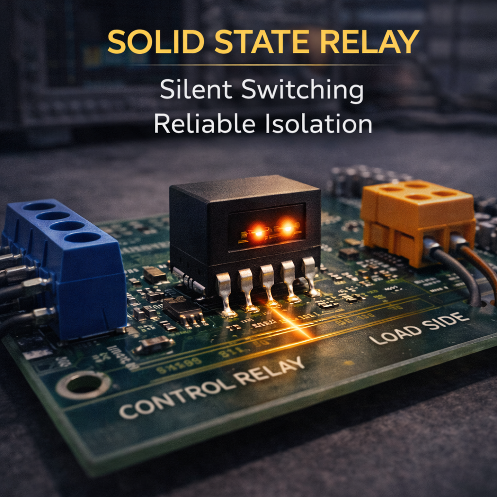 Solid State Relay: How to Choose the Right SSR for AC, DC, Industrial Control, and Embedded Systems