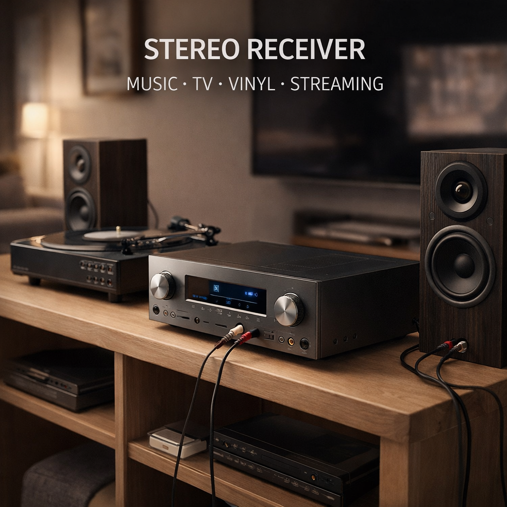 Stereo Receiver: How to Choose the Right Model for Music, TV, Vinyl, and Desktop Audio