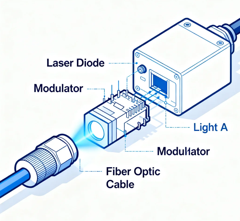 Optical Fiber Transmitter and Receiver Guide